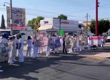 Protesta del Personal del ISSSTE en Yucatán