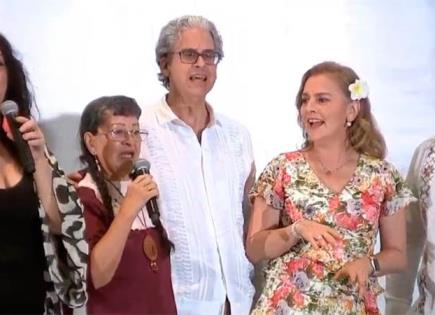 Beatriz Gutiérrez Müller y Regina Orozco en Fandangos por la Lectura