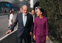 Encuentro entre Claudia Sheinbaum y Carlos Slim en Premios de Salud Encuentro entre Claudia Sheinbaum y Carlos Slim en Premios de Salud