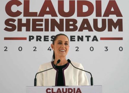 Claudia Sheinbaum inicia gira de agradecimiento antes de asumir como presidenta de México
