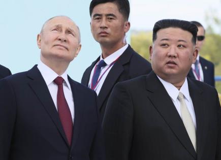 Encuentro entre Kim Jong Un y Vladímir Putin en Corea del Norte