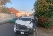 Choque en B. Anaya deja dos lesionados