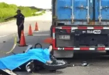 Joven fallece en choque contra tr&aacute;iler en M&eacute;rida-Chetumal