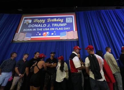 Celebración del cumpleaños de Donald Trump en Florida
