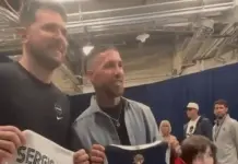 Emotivo encuentro entre Luka Doncic y Sergio Ramos