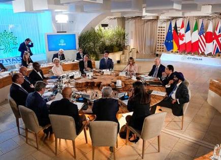 G7 entregará a Kiev 50 mmde