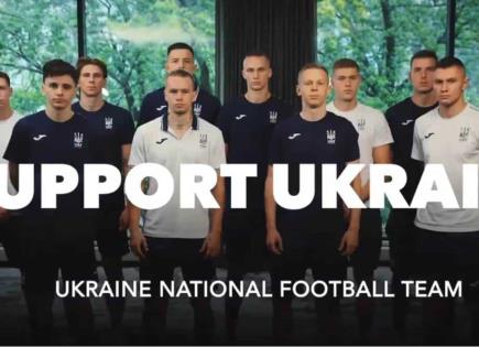 Mensaje de solidaridad de la Selección de Ucrania antes de la Eurocopa 2024