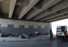 Migrantes en Ciudad Juárez y las altas temperaturas Migrantes en Ciudad Juárez y las altas temperaturas