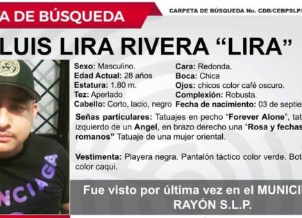 Confirman búsqueda de comandante de la GCE desaparecido en Rayón