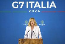 Declaraciones de Giorgia Meloni en la cumbre del G7 sobre Ucrania y Putin