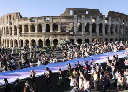 Desfile de Orgullo LGTBQ+ en Roma: Celebración y crítica