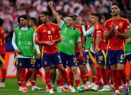 España golea a Croacia en el grupo de la muerte