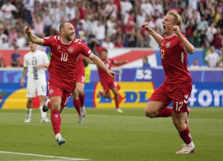 Emocionante partido entre Dinamarca y Eslovenia en la Eurocopa 2024