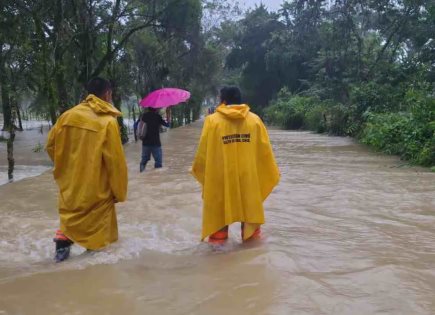 Impacto de las lluvias en Chiapas y medidas de Protección Civil