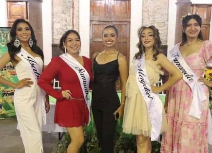 Presentan a candidatas a reina de la feria de Cerritos