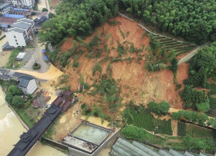 Tragedia por inundaciones y deslaves en el sur de China