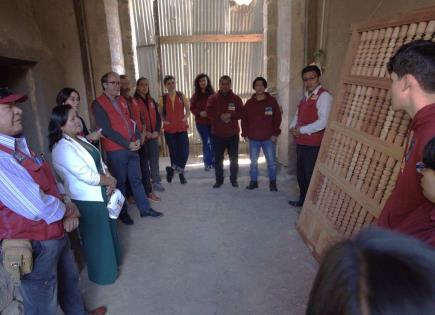 Visita de la Aecid a la Escuela Taller San Antonio en Cajamarca