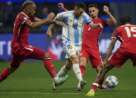 Triunfo de Argentina en su debut en la Copa América
