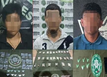 Capturan a tres “narcos”, vinculados a grupos criminales
