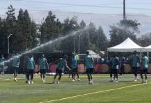 Entrenamiento de la selección de Ecuador en Santa Clara para la Copa América