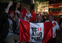 Partido de la Copa América entre Perú y Chile en Lima