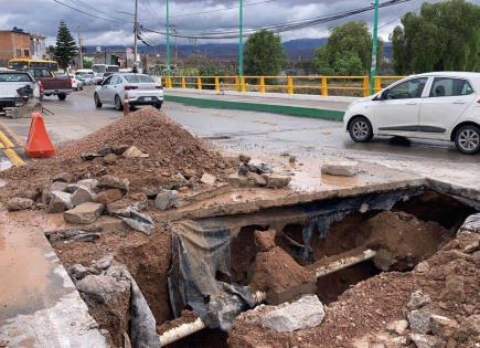 Cierre vial en avenida Seminario por reparaciones de Interapas