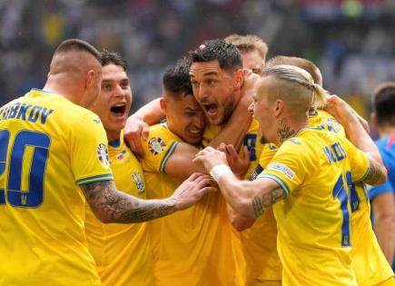 Ucrania se lleva los tres puntos ante Eslovaquia