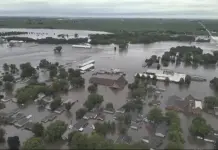 Impacto de las inundaciones en Iowa