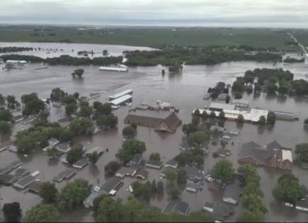 Impacto de las inundaciones en Iowa