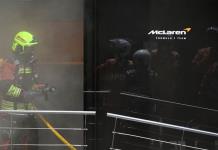 Incendio en hospitality de McLaren durante el Gran Premio de España