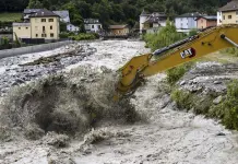Inundaciones y desaparecidos en Suiza Inundaciones y desaparecidos en Suiza