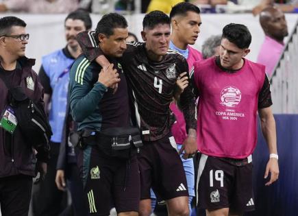 Lesión de Edson Álvarez en debut de Copa América