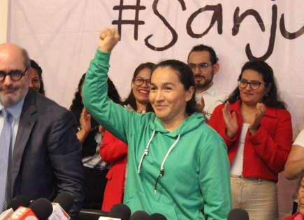 Logra Sanjuana Maldonado más de 300 mil pesos en apoyo a su reintegración social