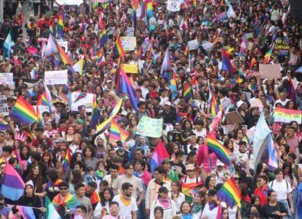 Marcha Orgullo LGBTTTI 2024 en Puebla