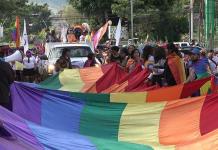 Marcha por la diversidad en Oaxaca