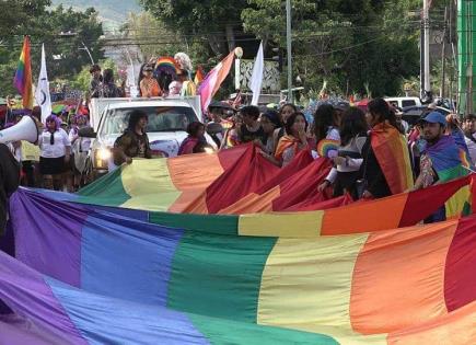 Marcha por la diversidad en Oaxaca