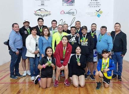 Surgen los campeones en torneo de raquetbol por el ´Día del Padre´