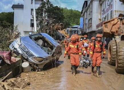 Tragedia por Inundaciones en la Provincia de Fujian, China