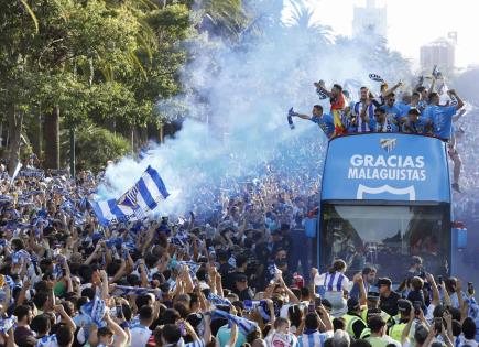 Ascenso histórico del Málaga CF a LaLiga Hypermotion