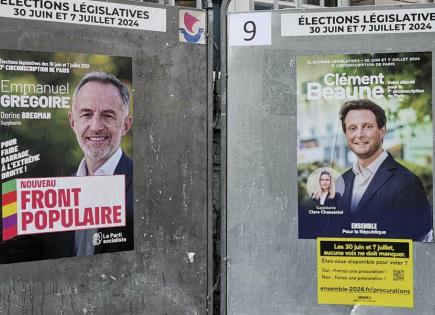 Avance de la ultraderecha en las elecciones legislativas de Francia