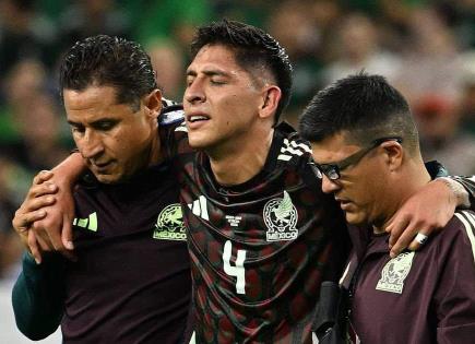 Edson Álvarez se lesiona en debut de México en Copa América y agradece apoyo en redes sociales