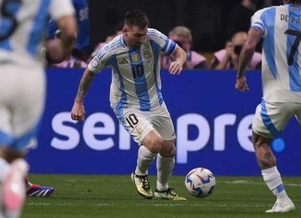 Encuentro entre Messi y Argentina vs Chile en la Copa América 2024