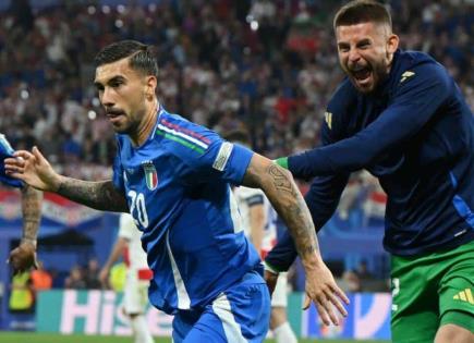 Italia avanza a octavos de la Euro con empate agónico ante Croacia