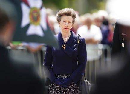 La princesa Ana de Inglaterra sufre una conmoción cerebral en un incidente