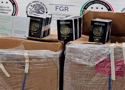 Operativo de la FGR desarticula red de pasaportes robados