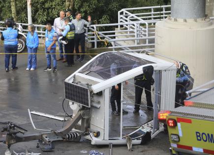Accidente fatal en el Teleférico de Medellín