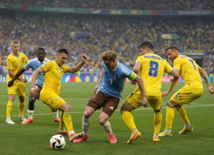 Bélgica avanza en Euro 2024 tras empate con Ucrania