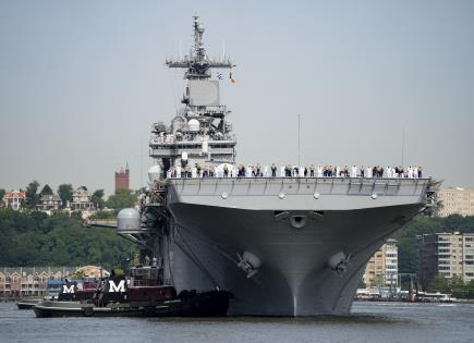 Despliegue del USS Wasp en el Mediterráneo para prevenir conflictos en Oriente Medio