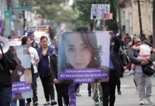 Marcha por justicia en Lerma tras feminicidio