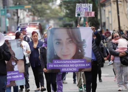 Marcha por justicia en Lerma tras feminicidio